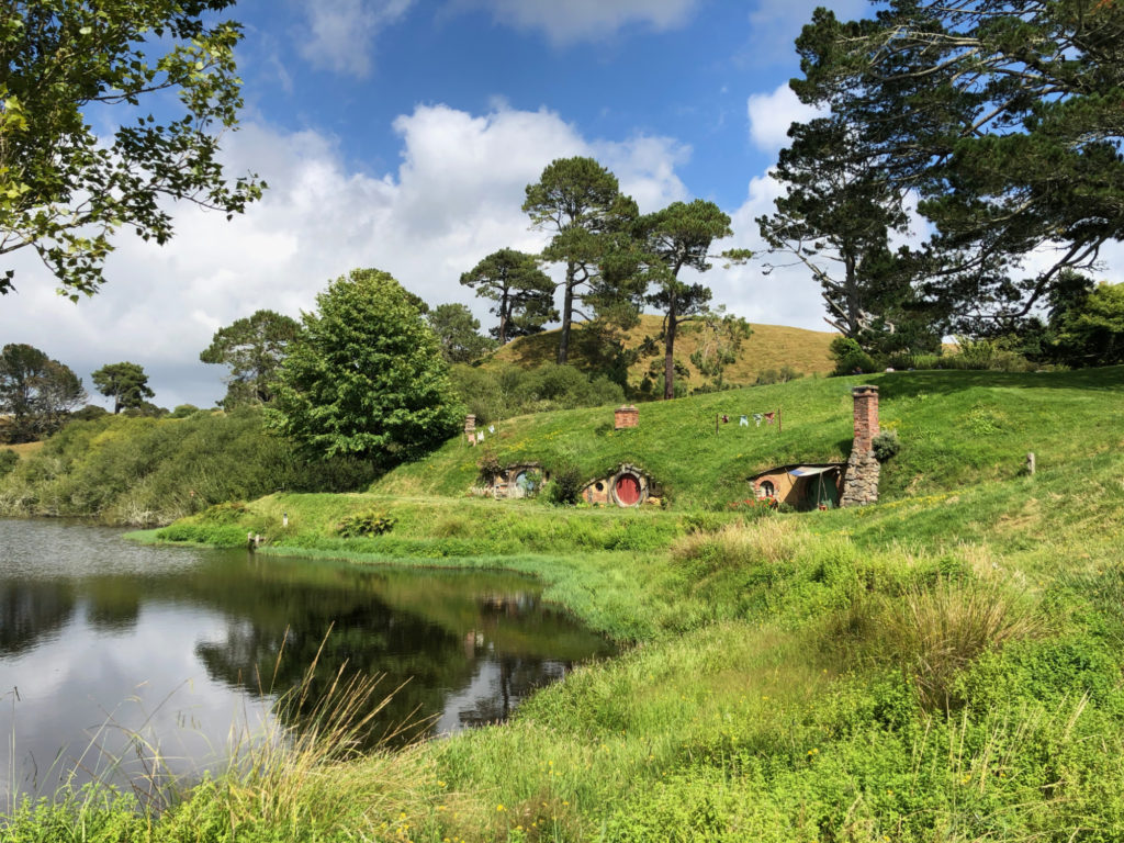 La Comté, village de maisons enterrées des Hobbits
