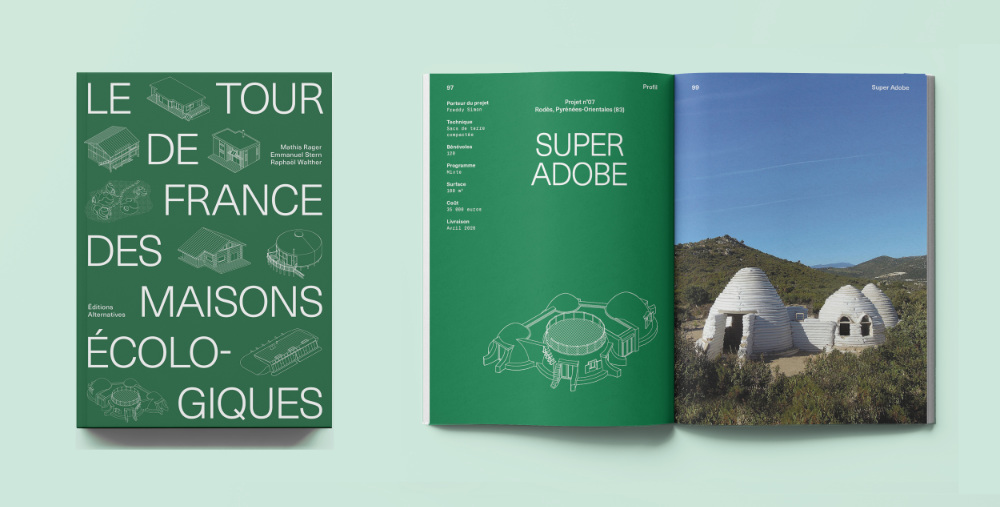 Livre Tour de France des Maisons écologiques