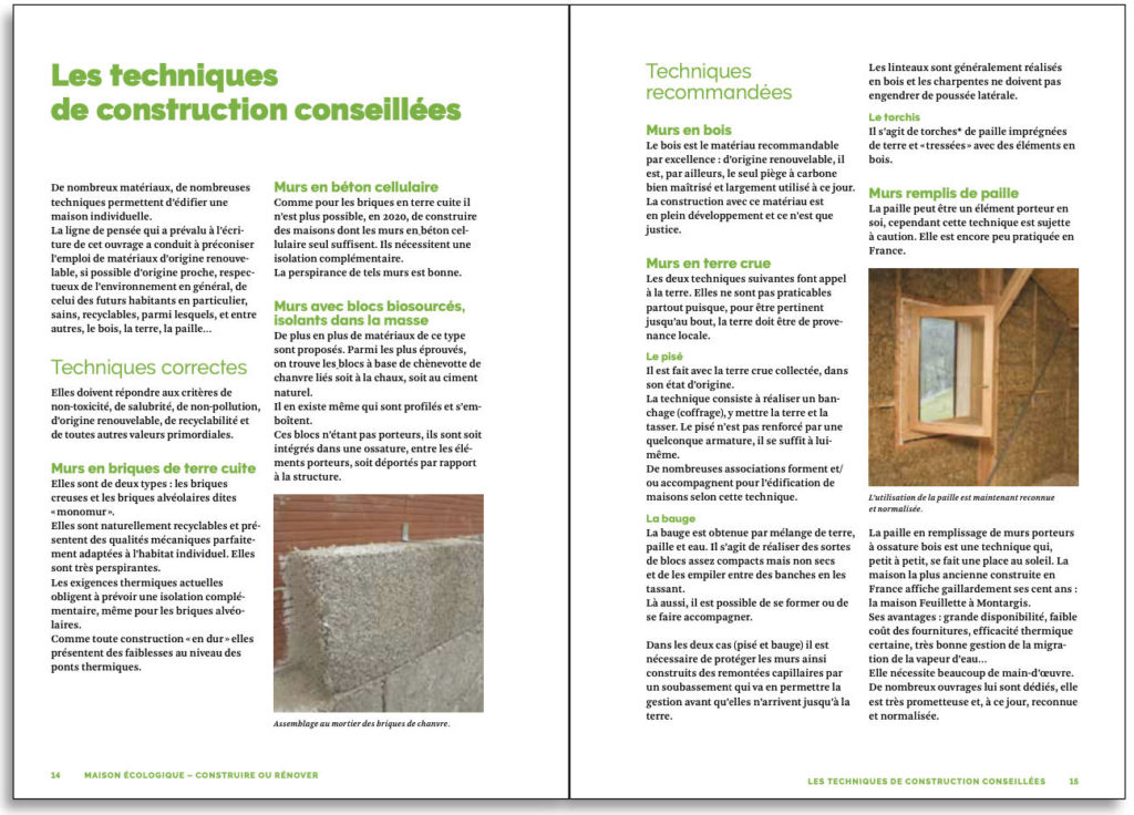 Maison écologique Construire ou rénover