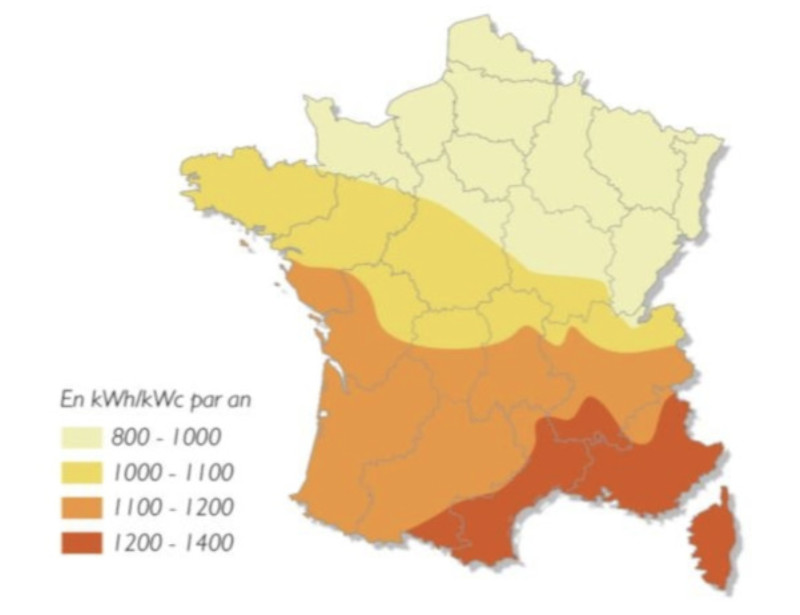 Production photovoltaïque estimée